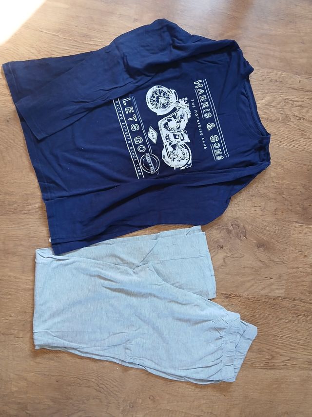 Pijama Manga Comprida e Calças