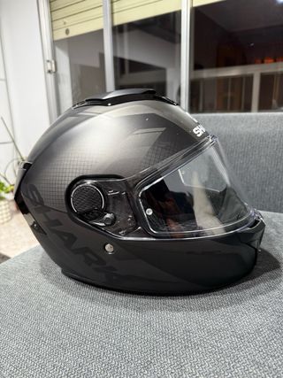 Casco Shark Elgen XL Gris Negro