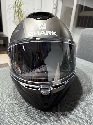 Casco Shark Elgen XL Gris Negro