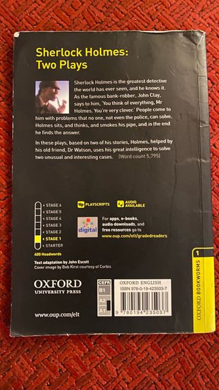 Oxford Bookworms Playscripts: Sherlock Holmes -...