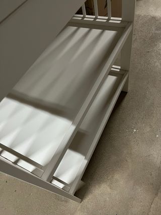 Cambiador IKEA blanco y colchón