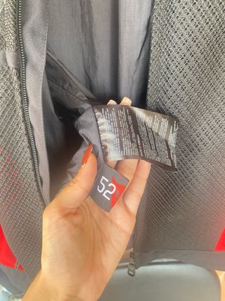 Chaqueta Moto Dainese Negra y Roja Hombre