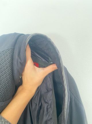 Chaqueta Moto Dainese Negra y Roja Hombre