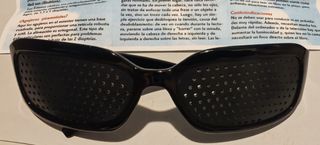 Gafas Estenopeicas Negras - Gafas reticulares