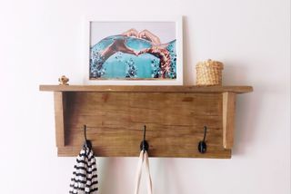 Perchero de pared "Aire costero"