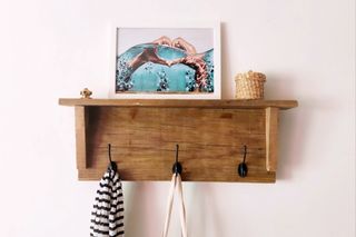 Perchero de pared "Aire costero"
