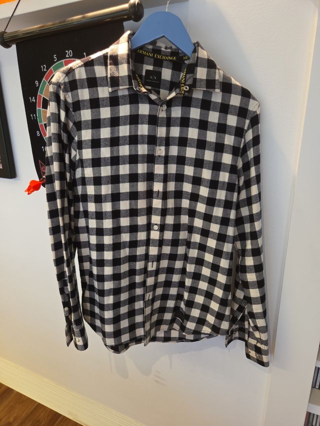 Camisa Armani Exchange cuadros S