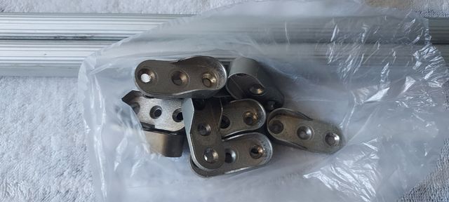 8 Barras de Aluminio para Armarios