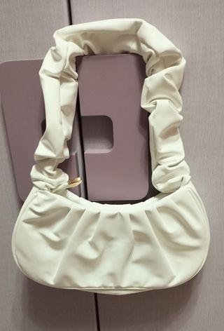 Borsa bianca similpelle nuova