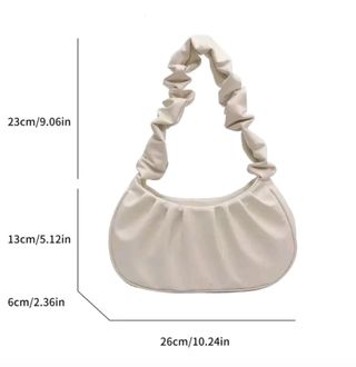 Borsa bianca similpelle nuova