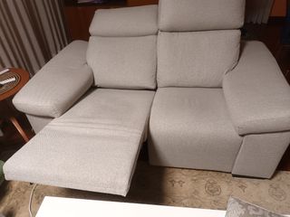 Sofá Eléctrico 2 Plazas Beige