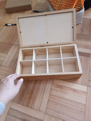 Joyero de madera hecho a mano