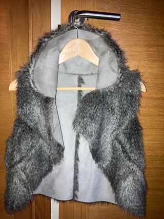 Chaleco de pelo talla única