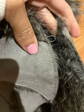 Chaleco de pelo talla única