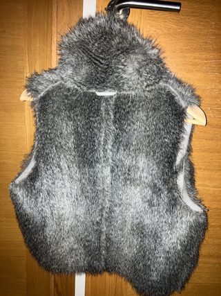 Chaleco de pelo talla única