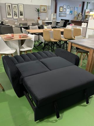 Liquidación Sofá Cama Negro - Promoción!