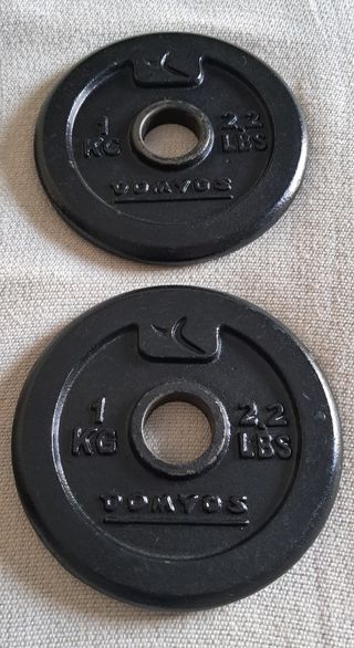 Discos de pesa 1kg (2.2 LBS) - Set de 4