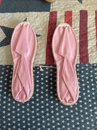 Alpargatas rosa claro sin estrenar
