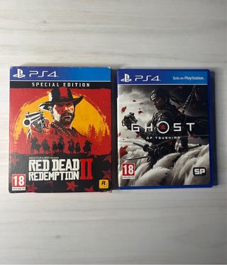 Ghost of Tsushima + RDR2 Edición Especial PS4