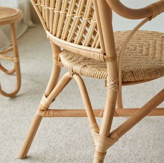 Par de sillones de ratán