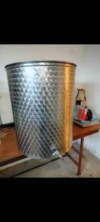 Contenitore acciaio inox per olio