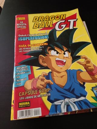 5 revistas manga y anime NEKO JONU DRAGON BALL GT