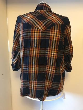 Camisa cuadros Stradivarius XL