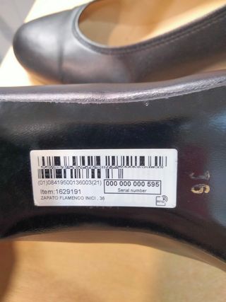 Zapatos de baile español para niña