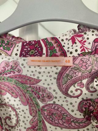 Vestido estampado mujer