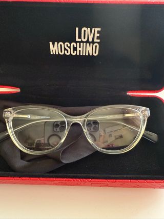 Montura de gafas Love Moschino transparente