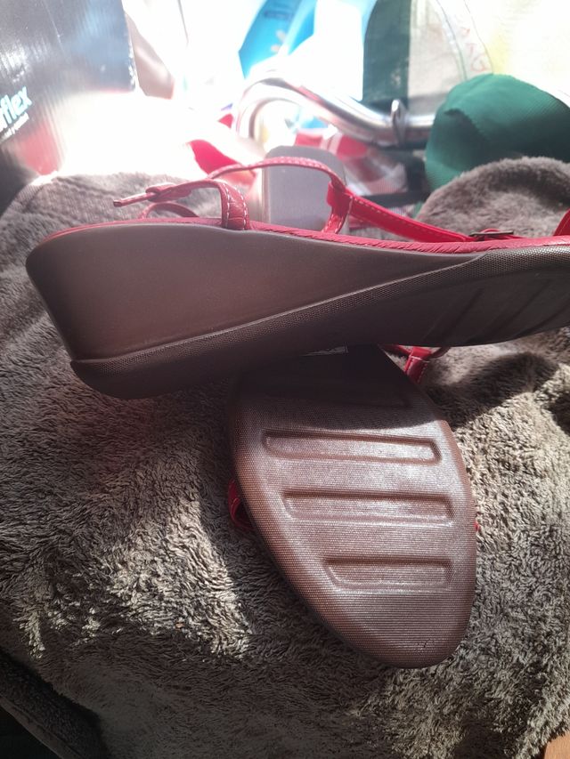 Sandalias Lola Almagro Talla 36 Rojas