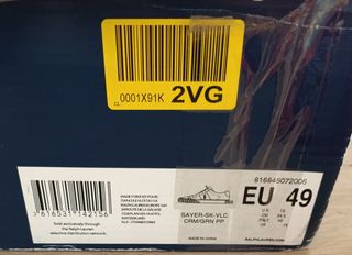 Zapatillas Polo Ralph Lauren Beige y Verde