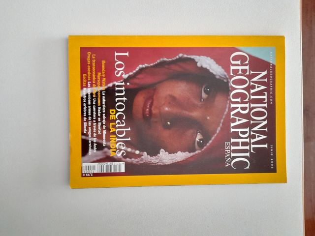 Lote 5 revistas de National Geographic antigüas