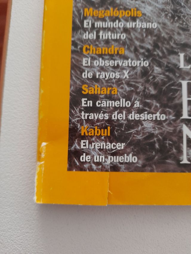 Lote 5 revistas de National Geographic antigüas