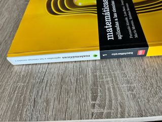 Matemáticas aplicadas a las ciencias sociales I