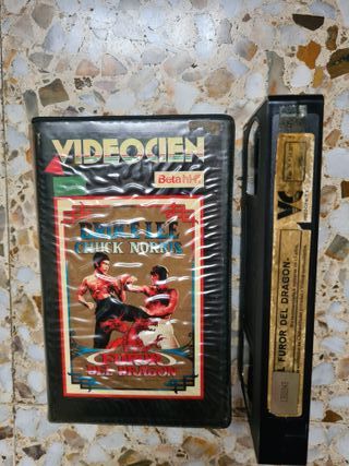 VHS El Furor del Dragón - Chuck Norris Bruce Lee