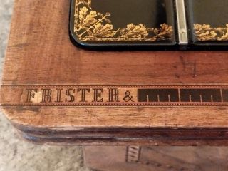 Antigua máquina de coser Frister