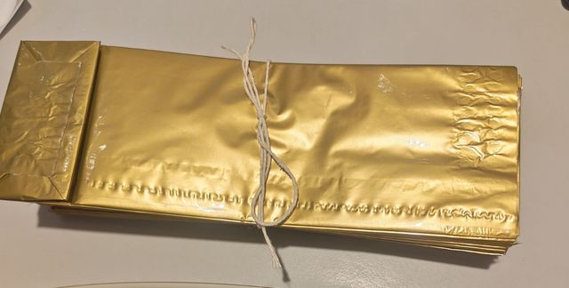 180 Bolsas Doradas + Cuchara