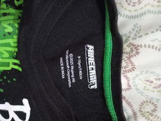 T-shirt Minecraft Creeper TNT Skeleton