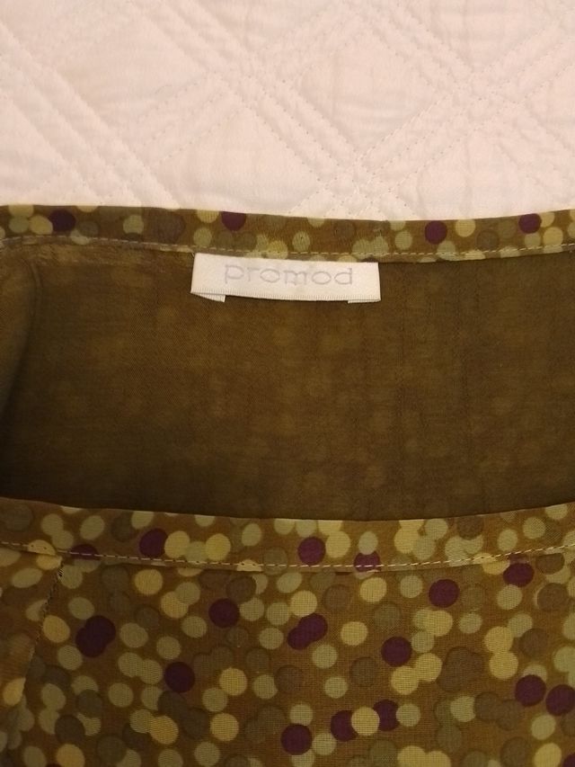 Falda midi estampada floral