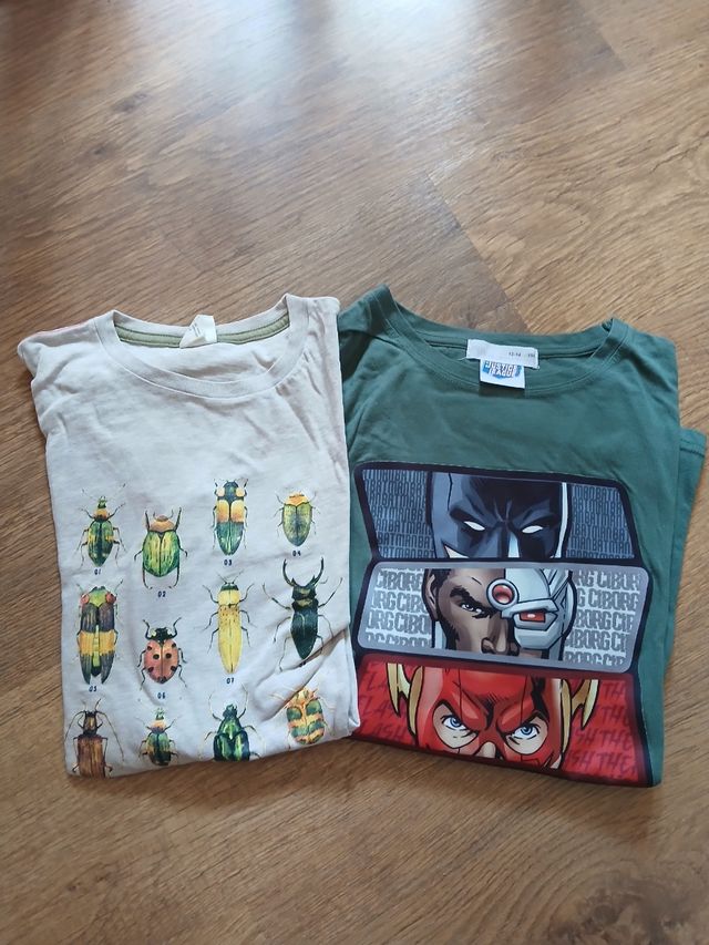 2 Camisolas Manga Comprida 13/14 Anos