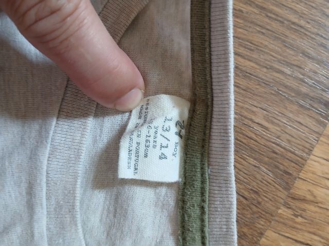 2 Camisolas Manga Comprida 13/14 Anos