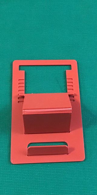 Supporto cellulare rosso tascabile