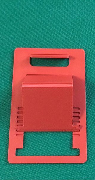 Supporto cellulare rosso tascabile