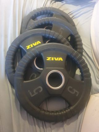 2 Discos Ziva 5kg Nuevos 