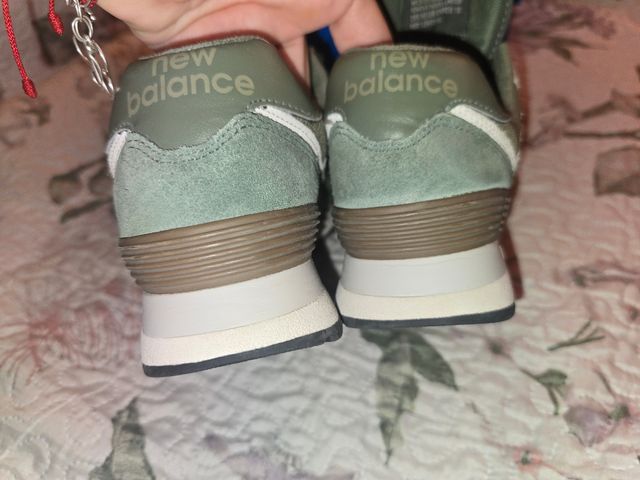 New Balance 574 Zapatillas Gris/Verde