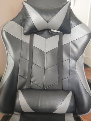 Silla Gaming Oficina Giratoria Negra Gris