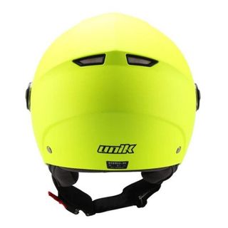 Casco Unik Jet Amarillo Neón