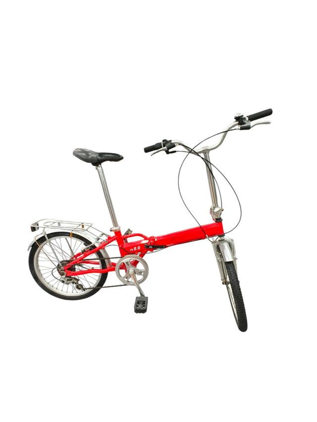 BICICLETA PLEGABLE DOMYOS PS 8.0 ROJA