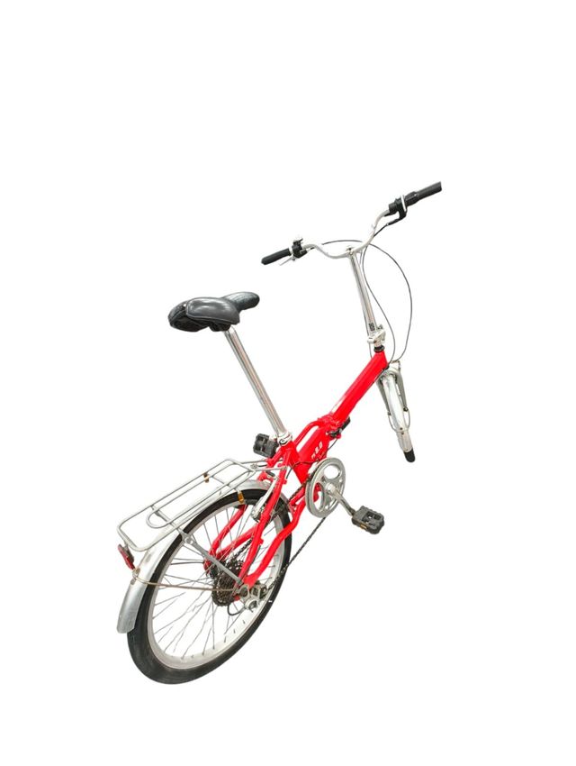 BICICLETA PLEGABLE DOMYOS PS 8.0 ROJA